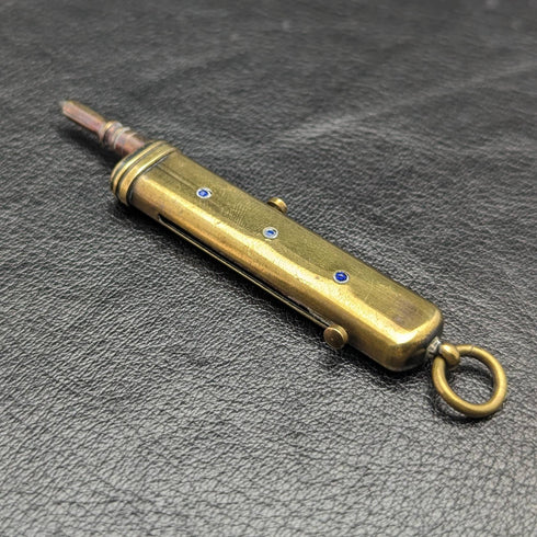 Antique Retractable Multi-Tool Pencil & Knife